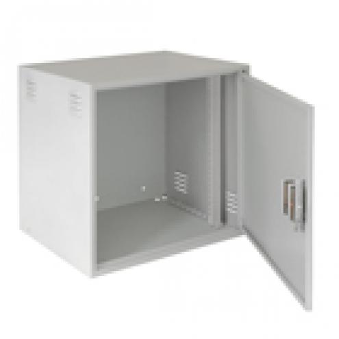 Настенный антивандальный шкаф, 12U, Ш600хВ605хГ450мм, OEM, серый