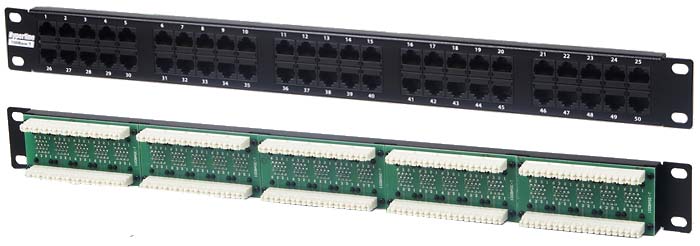 ����-������ 50 ������ RJ-45, ��������� 5 , 19"