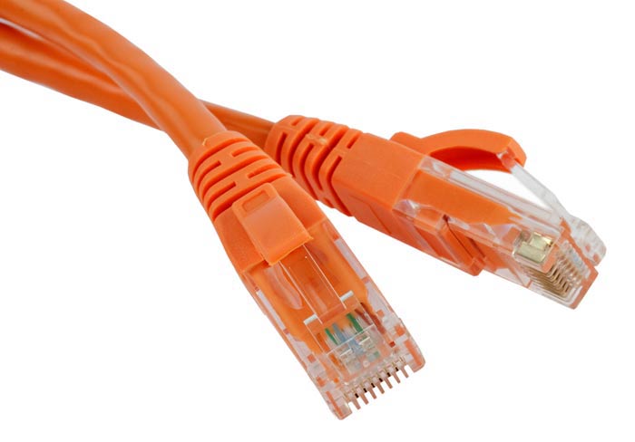 ����-���� Hyperline PC-LPM-UTP-RJ45-RJ45-C6-0.3M-LSZH-OR ���������