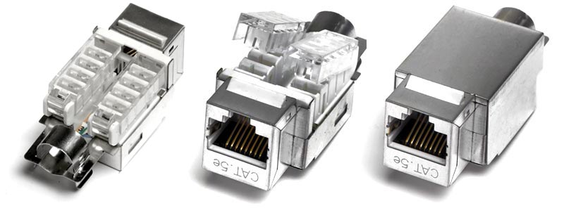 ������ Keystone Jack RJ-45 ��������� 5�, ��������������, ������� ��� �����������