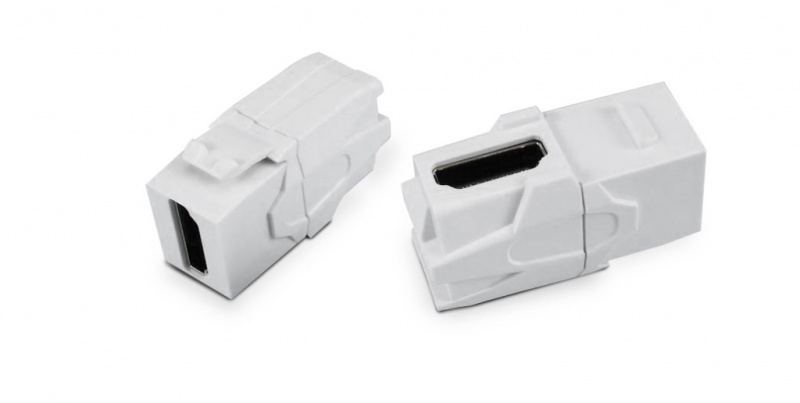 ������ Keystone Jack KJ1-HDMI-AV18-WH � ��������� ��������� HDMI 90 ��������