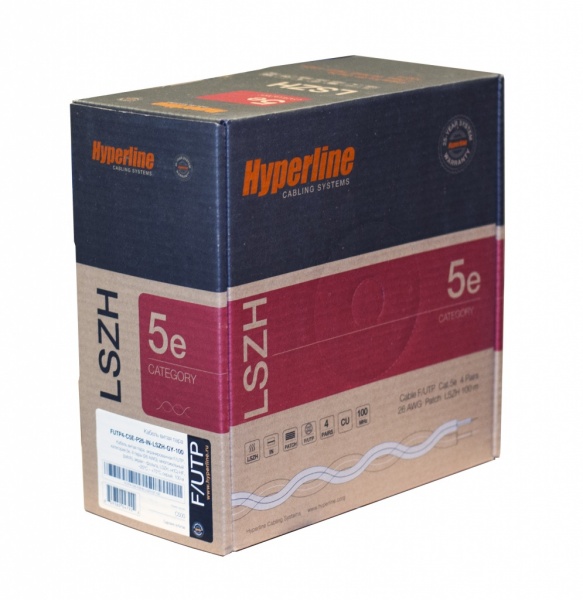 ������ ����� ���� FUTP4-C5E-P26-IN-LSZH-GY-100, 4 ����, ��������� 5�, ������������, ����������, �����