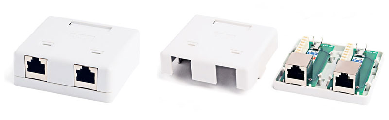 ������� RJ-45 ��������� 5e �������, ��������������