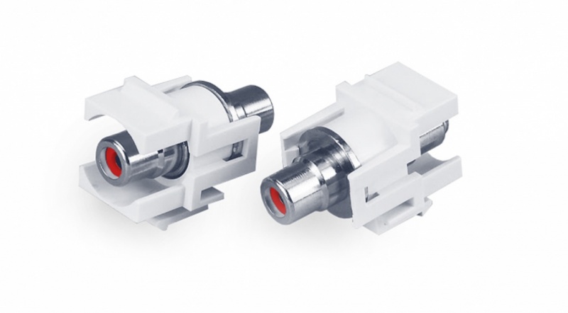 ������� ������� Keystone Jack � ��������� ��������� RCA (�������), D type, ROHS, �����