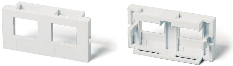 ������� 25x50 ��� 2-� ������� Keystone Jack SIP-SBB2-2-WH