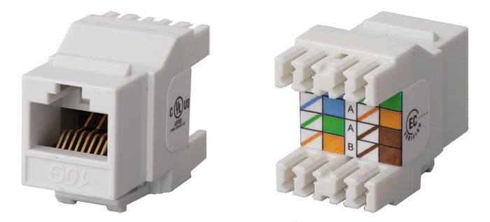 ������ Keystone-Jack RJ-45, ��������� 6A , ����������������