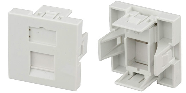 ������� 45x45 ��� 1 ������ ������� Keystone Jack