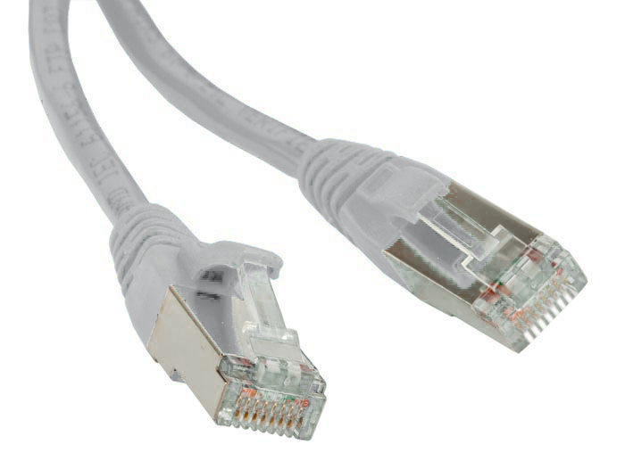 ����-���� Hyperline PC-LPM-STP-RJ45-RJ45-C5e-1M-LSZH-GY ����� ��������������