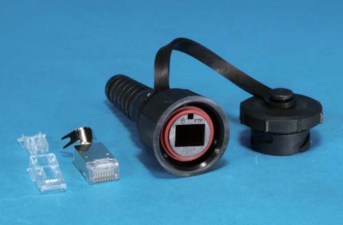 ������������ ������ RJ-45 (8P8C) ��� ����� ����, IP67, ��������� 6, ��������������