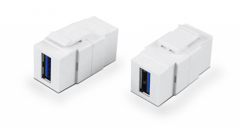 ������ Keystone Jack KJ1-USB-A3-WH � ��������� ��������� USB 3.0 (Type A)